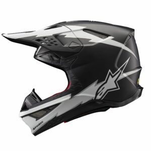 Alpinestars HELMET SM10 AMP BLK/WT - Image 2