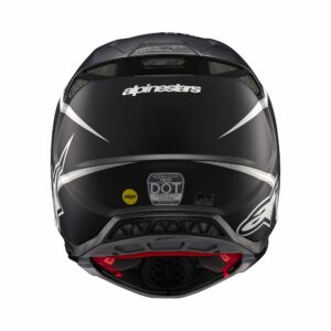 Alpinestars HELMET SM10 AMP BLK/WT - Image 3