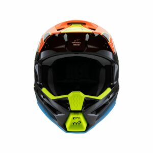 Alpinestars HELMET YTH SM3 FRAY BLK/OR/YL - Image 4
