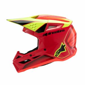 Alpinestars HELMET YTH SM3 FRAY RD/YL/BK Y - Image 3