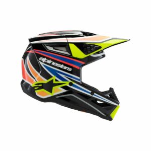 Alpinestars HELMET YTH SM3 WURX BLK/YL/B Y - Image 4