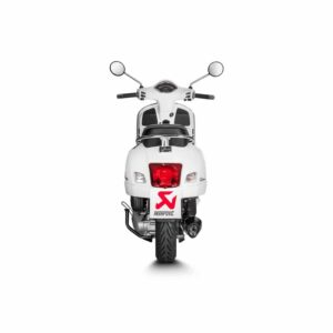 AKRAPOVIC SLIP-ON LINE MUFFLER BLACK STAINLESS STEEL CARBON END CAP - Image 3