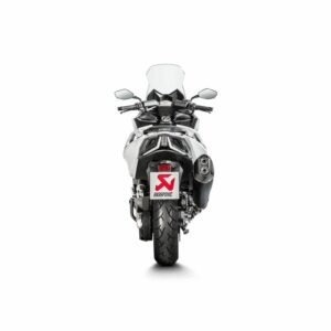 AKRAPOVIC SLIP-ON LINE MUFFLER BLACK STAINLESS STEEL CARBON END CAP - Image 3