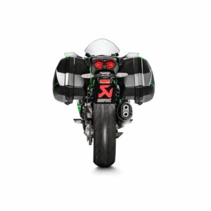 AKRAPOVIC SLIP-ON LINE MUFFLER BLACK TITANIUM CARBON END CAP - Image 3