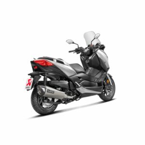 AKRAPOVIC SLIP-ON LINE MUFFLER STAINLESS STEEL CARBON END CAP - Image 4