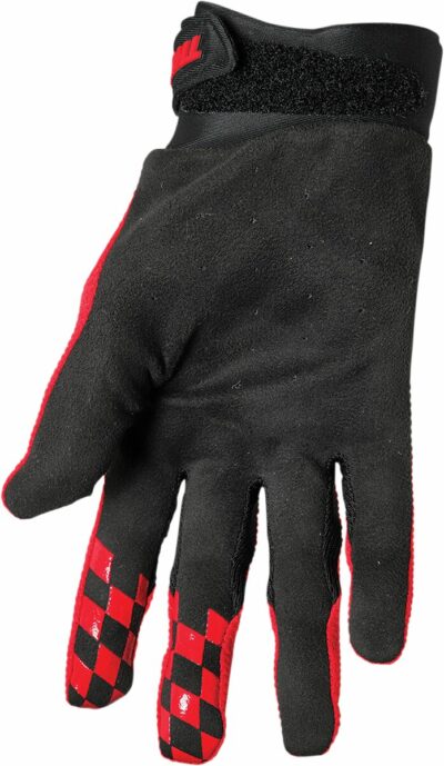 THOR GLOVE DRAFT RED/BLACK MD - Image 2
