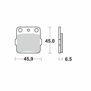 MOTO-MASTER BRAKE PAD OFFROAD SINTER PRO RACING - Image 2