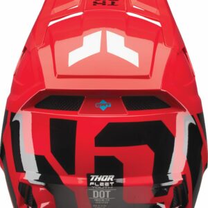 THOR HELMET FLEET YOUTH FORGE RED - Image 3