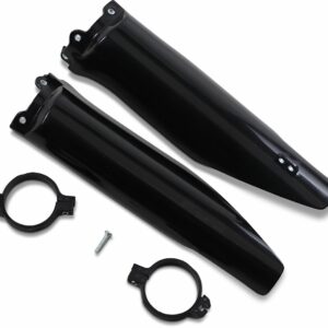 UFO FORK SLIDER PROTECTORS KAWASAKI KX125/250/KFX250 BLACK - Image 2