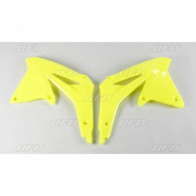 UFO RADIATOR COVERS SUZUKI RMZ450 FLUO YELLOW