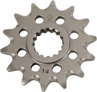 JT Sprockets JTF1901.14SC FRONT SELF CLEANING SPROCKET 14 TEETH 520 PITCH NATURAL STEEL