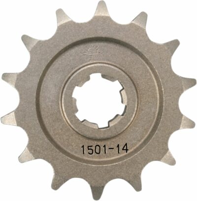 JT Sprockets JTF1501.14 FRONT REPLACEMENT SPROCKET 14 TEETH 428 PITCH NATURAL CHROMOLY STEEL ALLOY
