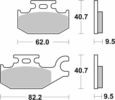 SBS BRAKE PAD CERAMIC STREET - Image 2