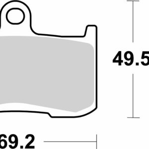 SBS BRAKE PAD CERAMIC STREET - Image 2