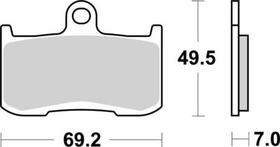 SBS BRAKE PAD CERAMIC STREET - Image 2