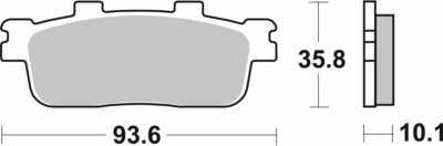SBS BRAKE PAD CERAMIC STREET - Image 2