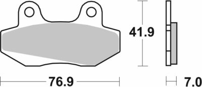 SBS Brake Pad Ceramic Hi-Tech Street - Image 2