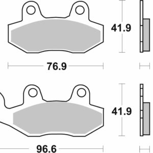 SBS Brake Pads Evo Sinter Offroad Hi-Tech - Image 2