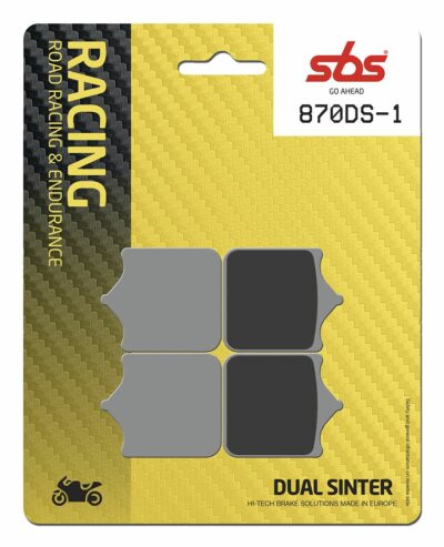 SBS Brake Pads Dual Sinter Road Racing Dynamic Racing Concept Hi-Tech