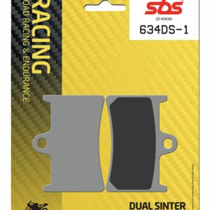 SBS BRAKE PAD DUAL SINTER DYNAMIC RACING CONCEPT, WITH AGGRESSIVE BITE