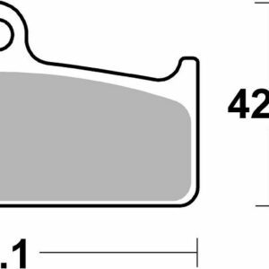SBS BRAKE PAD DUAL SINTER DYNAMIC RACING CONCEPT - Image 2