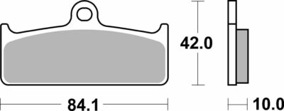 SBS BRAKE PAD DUAL SINTER DYNAMIC RACING CONCEPT - Image 2