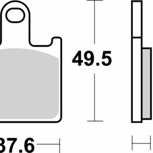 SBS BRAKE PAD DUAL SINTER DYNAMIC RACING CONCEPT - Image 2