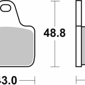SBS BRAKE PAD DUAL SINTER DYNAMIC RACING CONCEPT - Image 2
