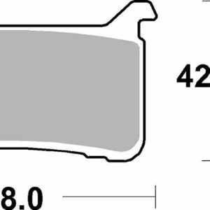 SBS BRAKE PAD DUAL SINTER DYNAMIC RACING CONCEPT - Image 2