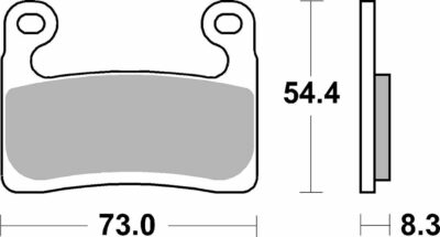 SBS BRAKE PAD DUAL SINTER DYNAMIC RACING CONCEPT - Image 2