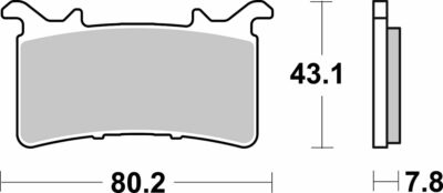 SBS BRAKE PAD DUAL SINTER DYNAMIC RACING CONCEPT - Image 2