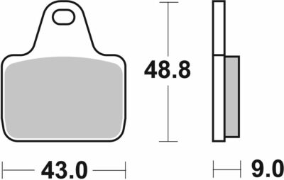 SBS BRAKE PAD DUAL SINTER DYNAMIC RACING CONCEPT - Image 2