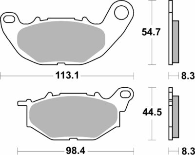 SBS BRAKE PAD DUAL SINTER DYNAMIC RACING CONCEPT - Image 2