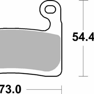 SBS BRAKE PAD DUAL SINTER DYNAMIC RACING CONCEPT - Image 2