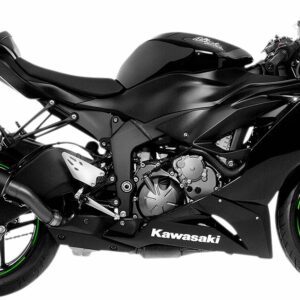 LEOVINCE MUFFLER LV10 BLK KAW ZX6R