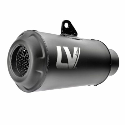 LEOVINCE LV-10 FULL BLACK SLIP-ON MUFFLER STAINLESS STEEL ECE