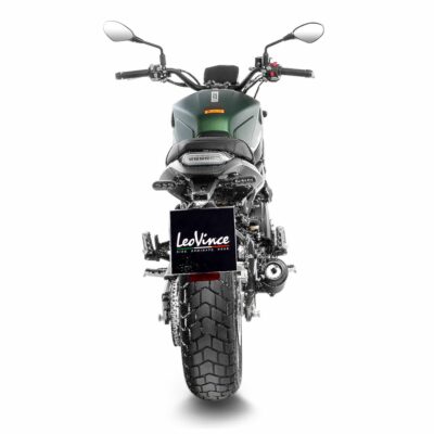 LEOVINCE LV-10 FULL BLACK SLIP-ON MUFFLER STAINLESS STEEL ECE - Image 5
