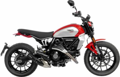 LEOVINCE MUFFLER LV-10 BLACK DUCATI SCRAMBLER 800