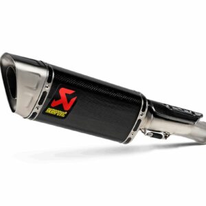 AKRAPOVIC SLIP-ON LINE MUFFLER CARBON TITANIUM END CAP