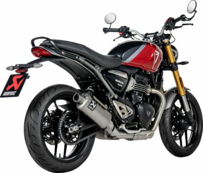 AKRAPOVIC MUFFLER SLIP-ON TI TRIUMPH SPEED 400 / SCRAMBLER 400X
