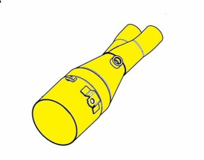 AKRAPOVIC LINK PIPE COLLECTOR STAINLESS STEEL