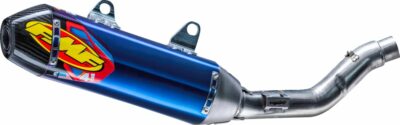 FMF MUFFLER ANODIZED TITANIUM FACTORY 4.1 RCT CARBON CAP KX450F