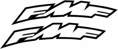 FMF FMF LARGE SIDE ARCH FENDER STICKERS