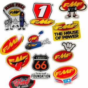 FMF DECAL STICKER PACK GO FAST HAVE FUN