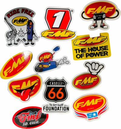 FMF DECAL STICKER PACK GO FAST HAVE FUN