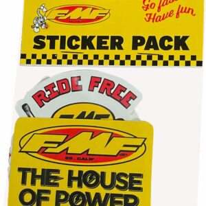 FMF DECAL STICKER PACK GO FAST HAVE FUN - Image 2