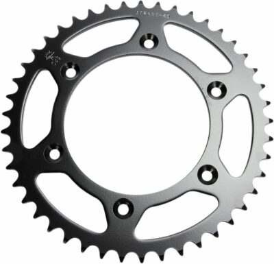 JT Sprockets JTR897.45 REAR REPLACEMENT SPROCKET 45 TEETH 520 PITCH NATURAL STEEL