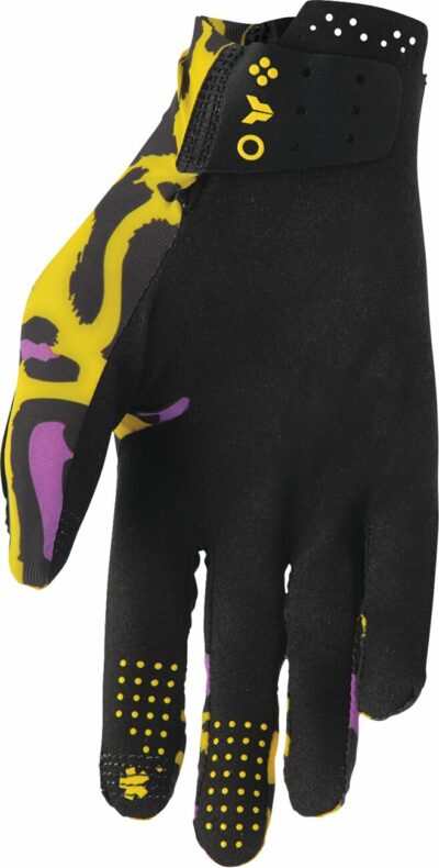THOR GLOVES SPORTMODE CHEETAH YELLO - Image 2