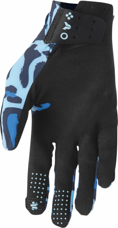 THOR GLOVES SPORTMODE CHEETAH BLUE/ - Image 2