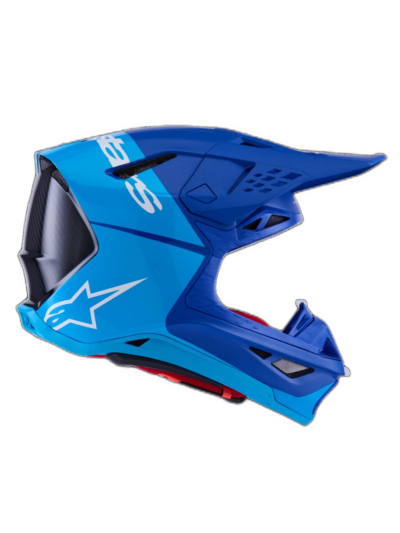 Alpinestars HELMET S-M10 FLOOD BLUE/BLK-CARB - Image 4